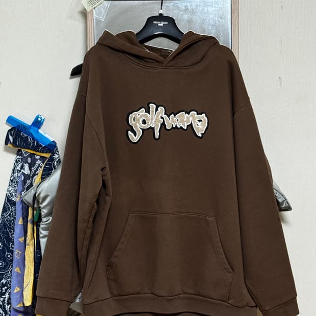 [L] 골프왕 후드 브라운 