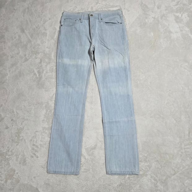 (33)리바이스 511 슬림 데님 팬츠 연청 