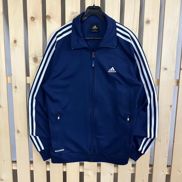 (M) 아디다스 네이비 져지 트랙탑