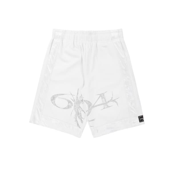 604 서비스 EOS SPORTY BBALL SHORTS IN WHITE