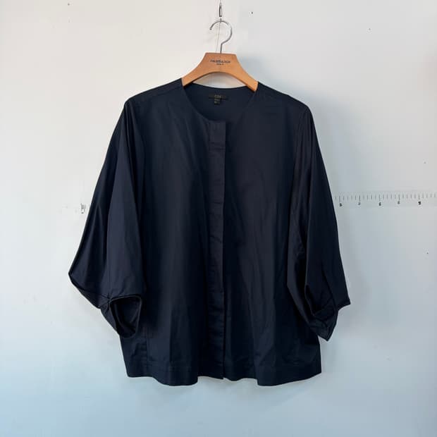 COS 코스 블랙 반팔 블라우스