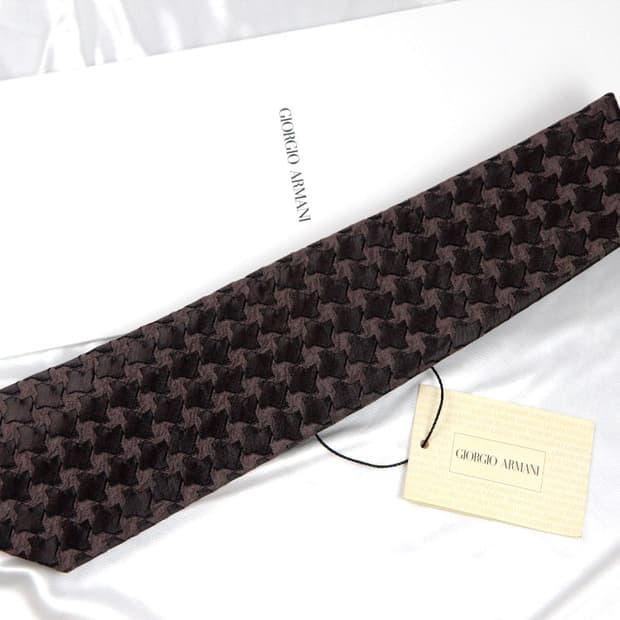 알마니 8.5cm 미사용 S등급 남자 명품 넥타이