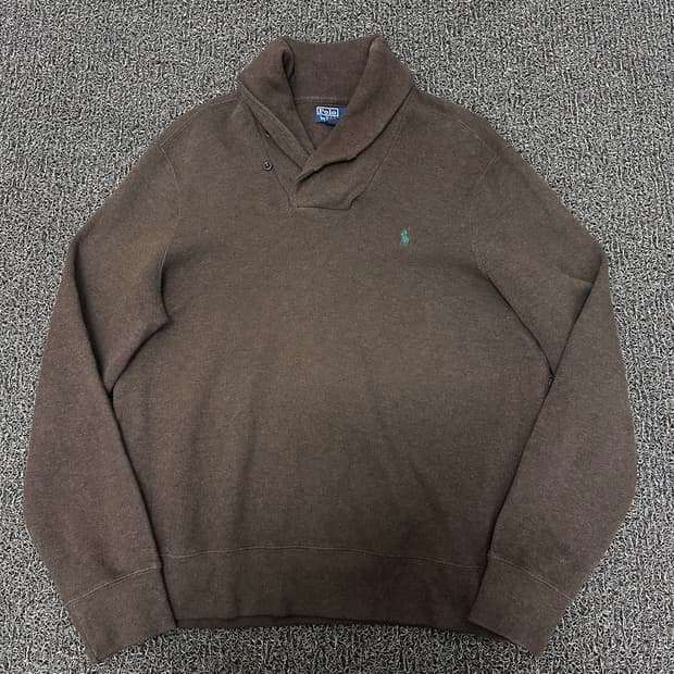 POLO 폴로 랄프로렌 목폴라 니트 브라운 L
