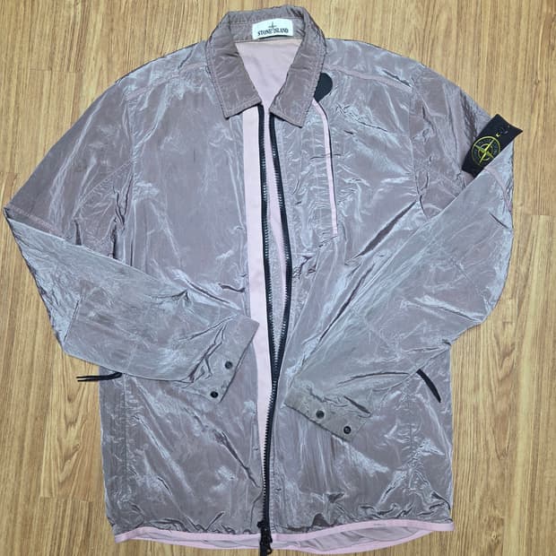 스톤아일랜드 나일론메탈 자켓 18ss L