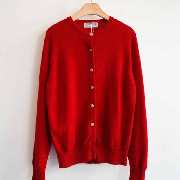 Japan brand 캐시미어100 금장 가디건