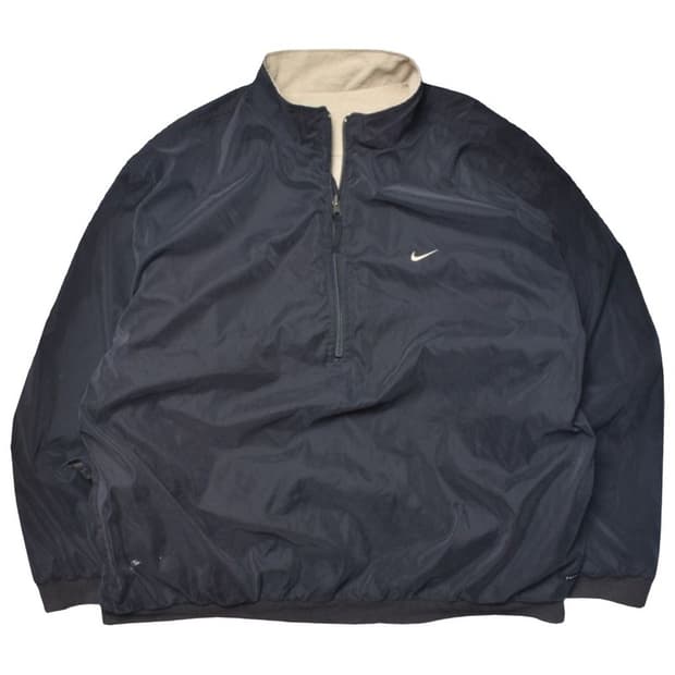 00s 나이키 바람막이 후리스 플리스 반집업 아노락 점퍼 xl N0915