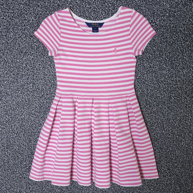 [무료배송][130]폴로 키즈 스트라이프 원피스