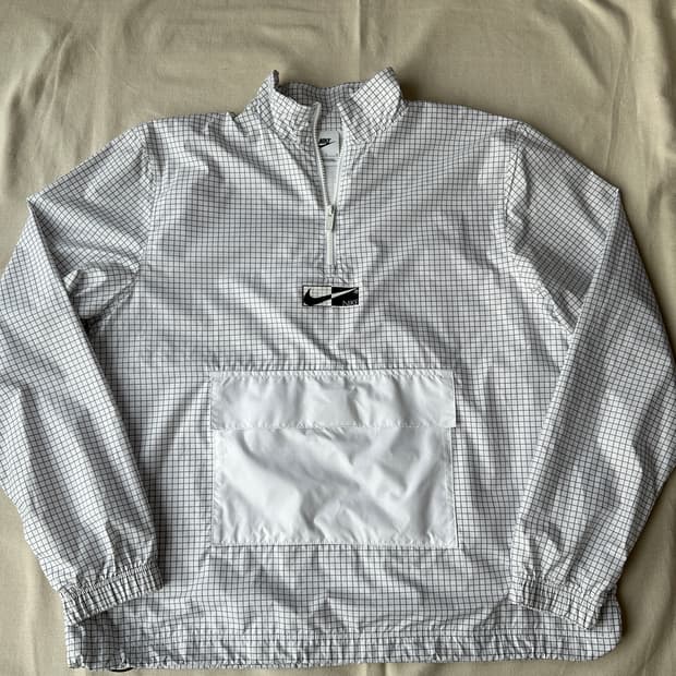 나이키 우먼스 우븐 아노락 바람막이 L 