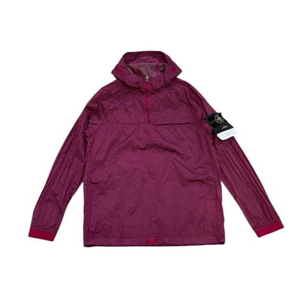 스톤아일랜드 2022 마젠타 나일론메탈 아노락 후디자켓