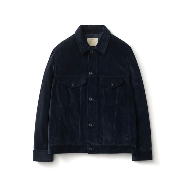 23FW 포터리 코듀로이 트러커 네이비 1 사이즈