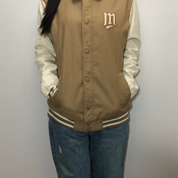 빈티지 mlb 브라운 스타디움 자켓
