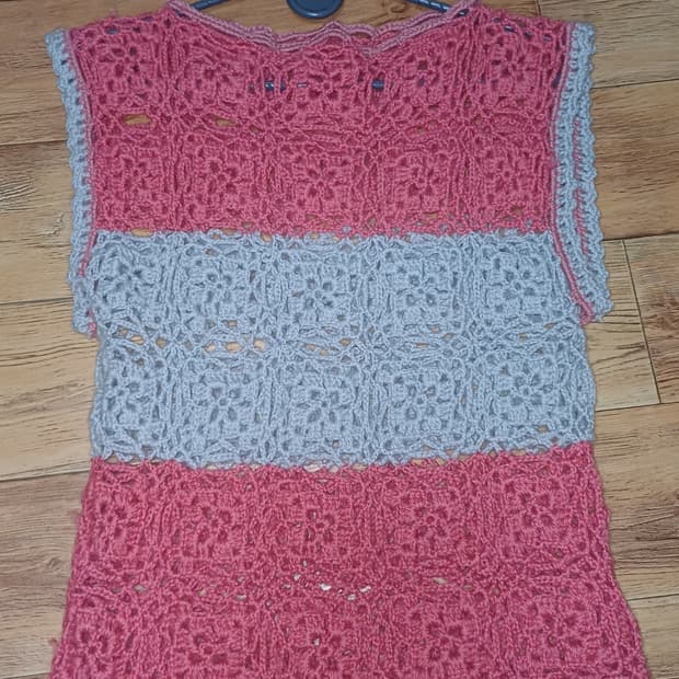 파스텔톤 뜨개질 니트 조끼