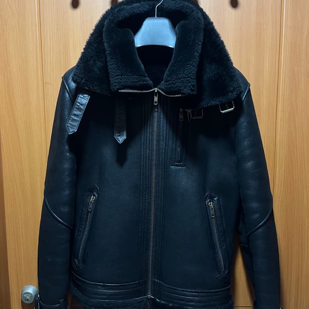 광희시장 리얼 무스탕 버버리 브로섬 더블넥 스타일