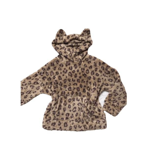 네코미미 레오파드 후드티 오네갸루 빈티지 홈웨어 룸웨어 후드집업 히메갸루