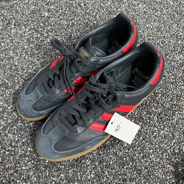 아디다스 삼바 블랙 레드 스니커즈 b3398