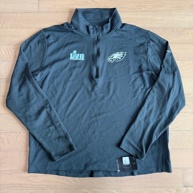 [XL] 나이키 드라이핏 NFL 슈퍼볼 필라델피아 이글스 하프집업
