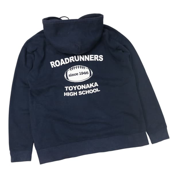 유나이티드 애슬 네이비 로드러너 후드 집업 (XL)