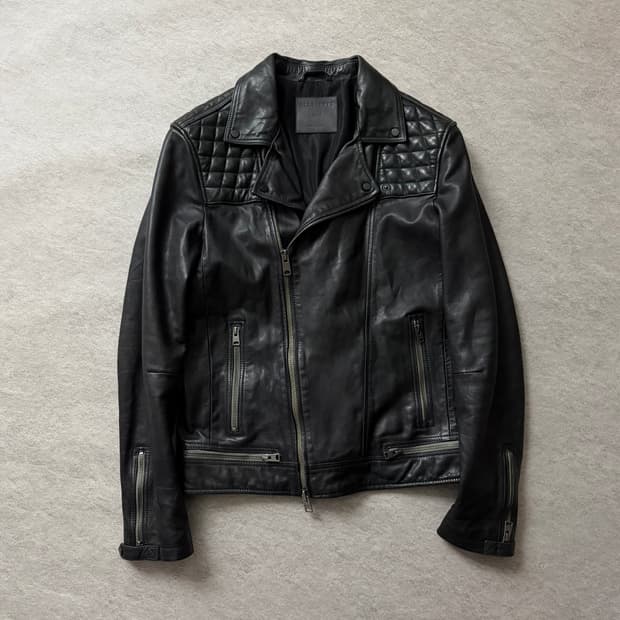 올세인츠 바이커 레더자켓