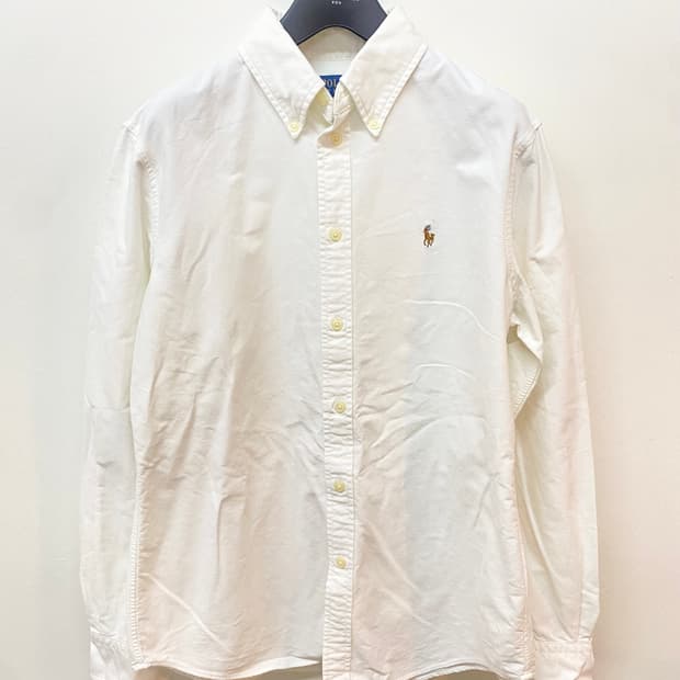 매장정품 폴로 랄프로렌 흰색 슬림핏 셔츠 M 사용감없음