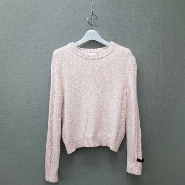 잇미샤 2024 알파카 블렌드 핑크 니트 55사이즈