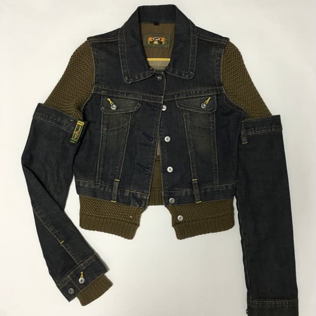 오클리 y2k 데님 자켓