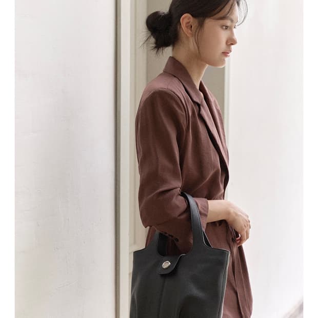 메종246 onde 블랙숄더백