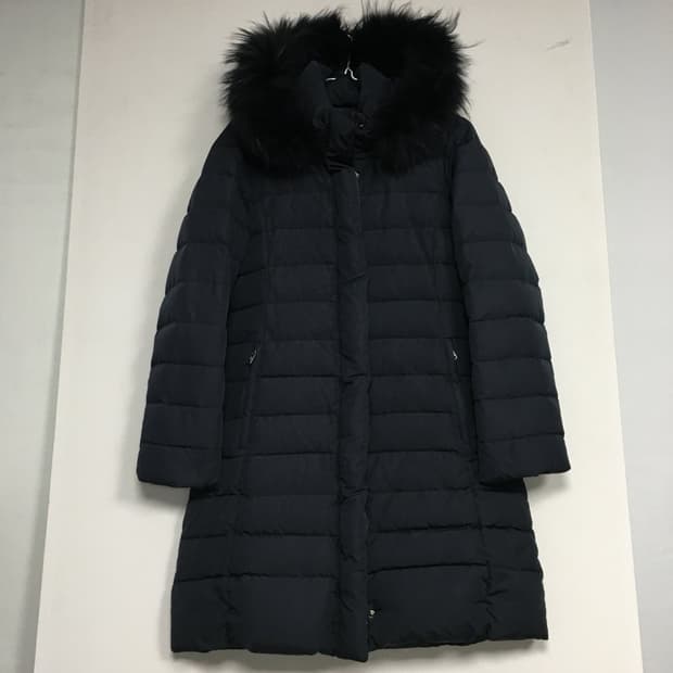 BCBG 비씨비지 라쿤 다운 롱패딩 85