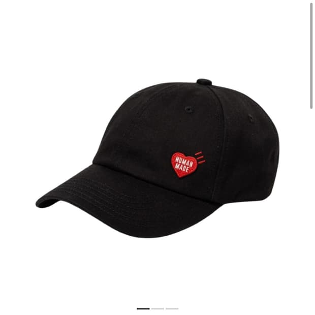 휴먼 메이드 6패널 트윌 캡 블랙 (오프라인스토어한정)