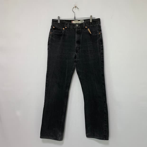 리바이스 흑청 바지 빈티지 데님팬츠 32인치
