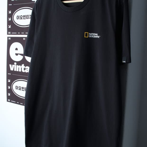 (2XL) 내셔널지오그래픽 반팔 티셔츠 빅사이즈 스몰로고-H32780