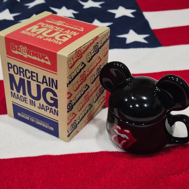 MEDICOM TOY 메디콤토이 롤링스톤즈 베어브릭 머그 컵 아트토이