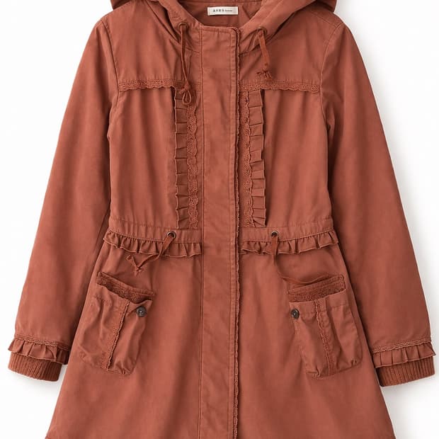 모리걸 빈티지 엑시즈팜 axesfemme 레이스 야상자켓 💗🧡🎀