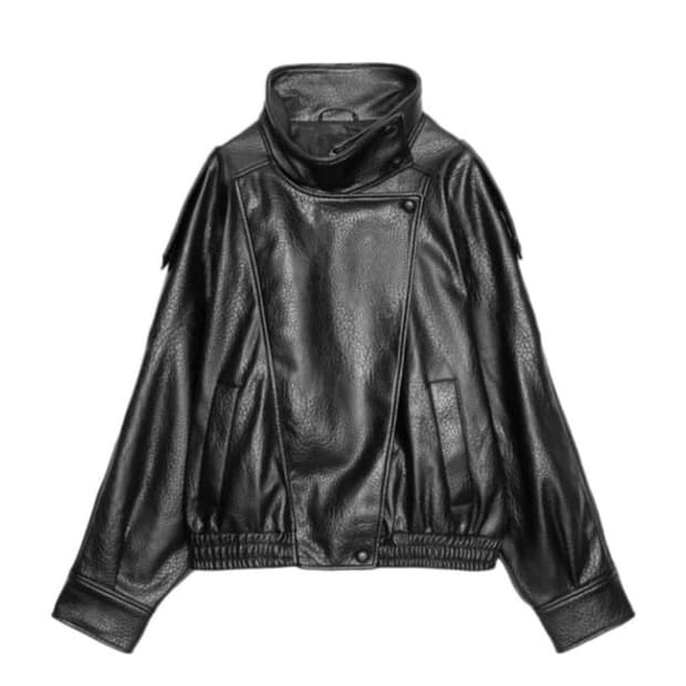 자라 레더 자켓 xs