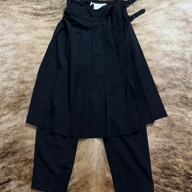 robe de chambre layered skirt pants