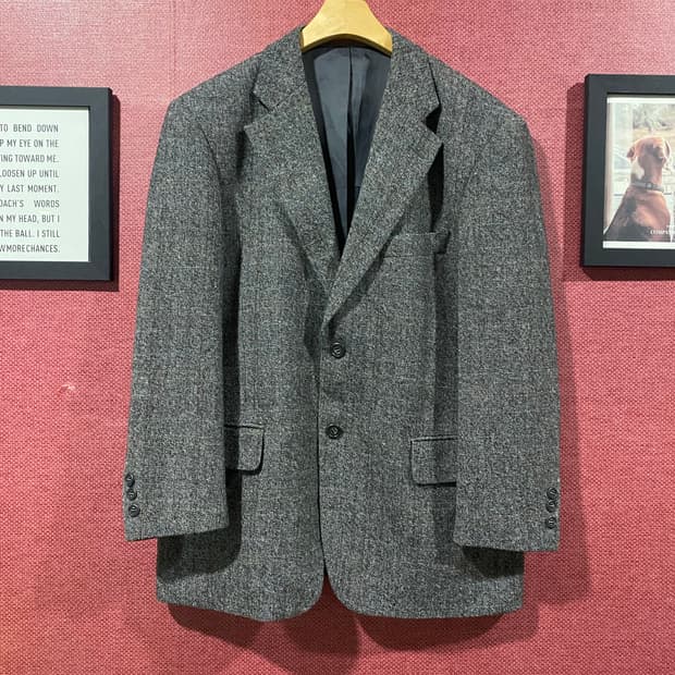 FULL MARK 헤링본 남성 자켓