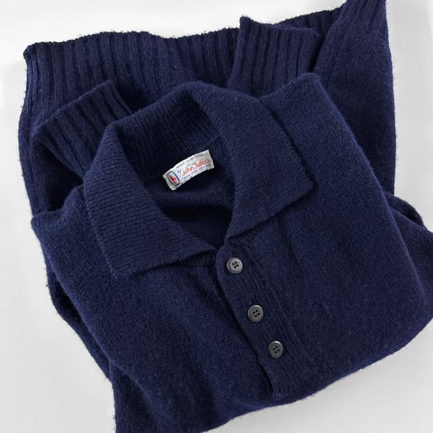 90s 빈티지 John Tulloch 퓨어 울 니트