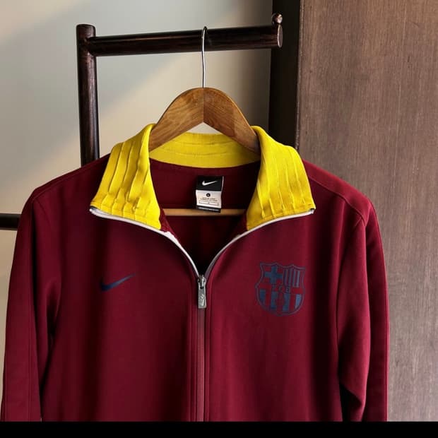 나이키 바르셀로나 트랙탑 져지