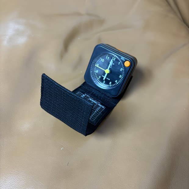 PORTER 포터 휴대용 알람 시계 블랙