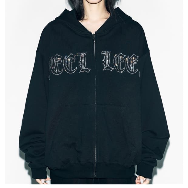 yeel 후드집업 블랙