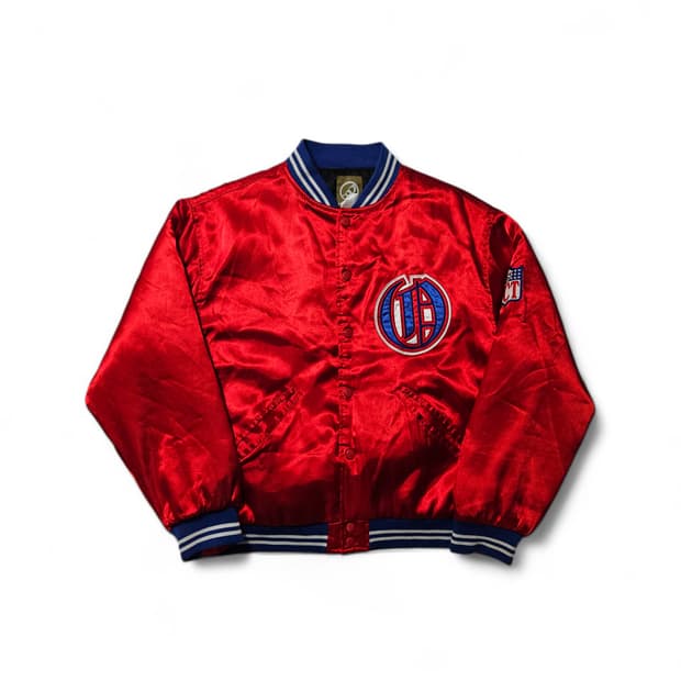 옥토퍼스아미 나일론 사틴 자켓 바시티 M 100 105