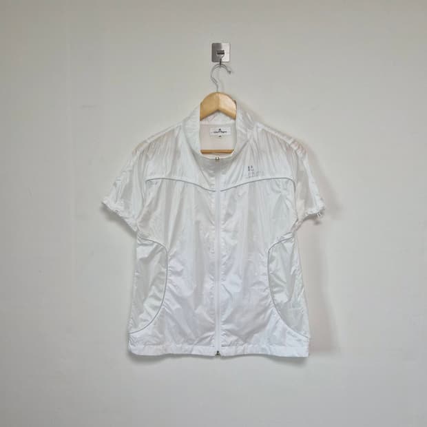 꾸레쥬Courreges 화이트 반팔 바람막이 40 - J75