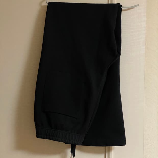 무신사 스탠다드 라운지 스웨트 팬츠 블랙 L