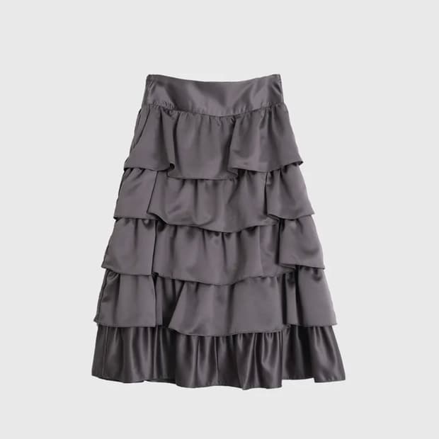 999 humanity setin skirt [grey]