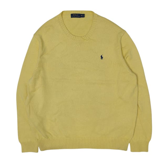 폴로 랄프로렌 옐로우 니트