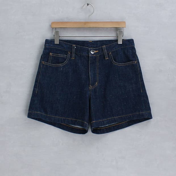 MUJI 無印良品 _ organic denim shorts
