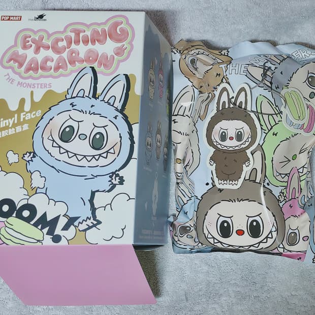 [팝마트 정품/미개봉] 라부부 마카롱 시크릿 밤 코코아