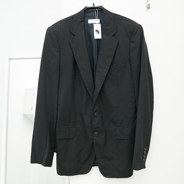 Wool Cashmere Stripe Blazer