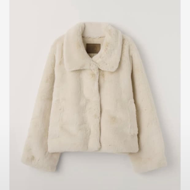 시엔느 캐롤 퍼자켓 아이보리