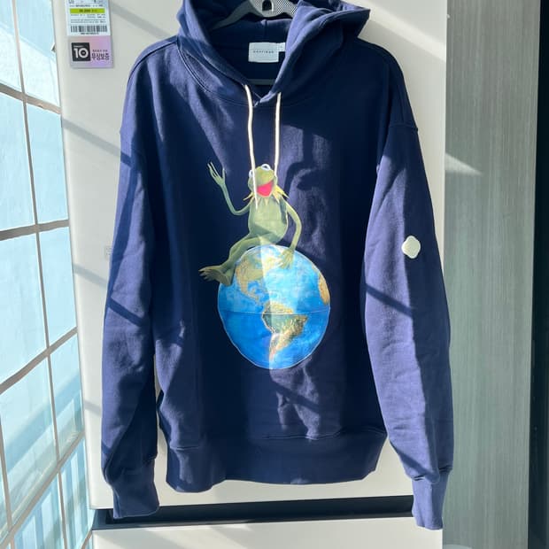 GRAFIKUS 커밋 후드티 네이비 XL