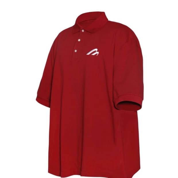 MJD OVERSIZED POLO BURGUNDY 
